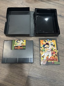 BASEBALL STARS 2 NEO GEO AES DOGTAG ENGLISH COMPLETE CIB AUTHENTIC SNK RARE CIB