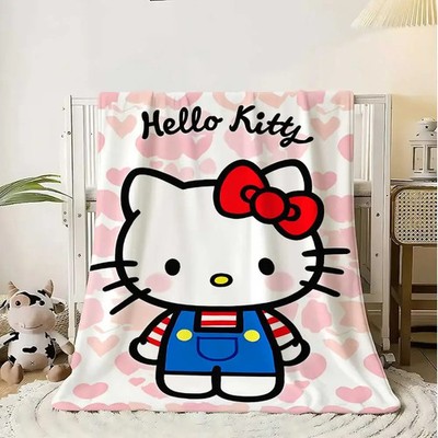 Sanrio Hello Kitty Decke Warme Kuscheldecke Sofa Bett Tagesdecke Schlafzimmer