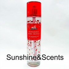 1x Bath Body Works MILK BAR PEPPERMINT BARK TRUFFLE Body Spray Mist 8oz NEW