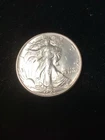 1945 Silver Walking Liberty Half AU+/BU Birth Year Gift For Someone Turning 81!