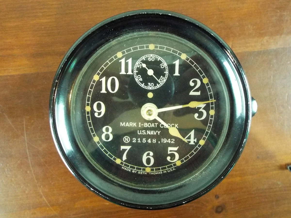 Seth Thomas WWII US Navy Antique Maritime Clocks for sale | eBay