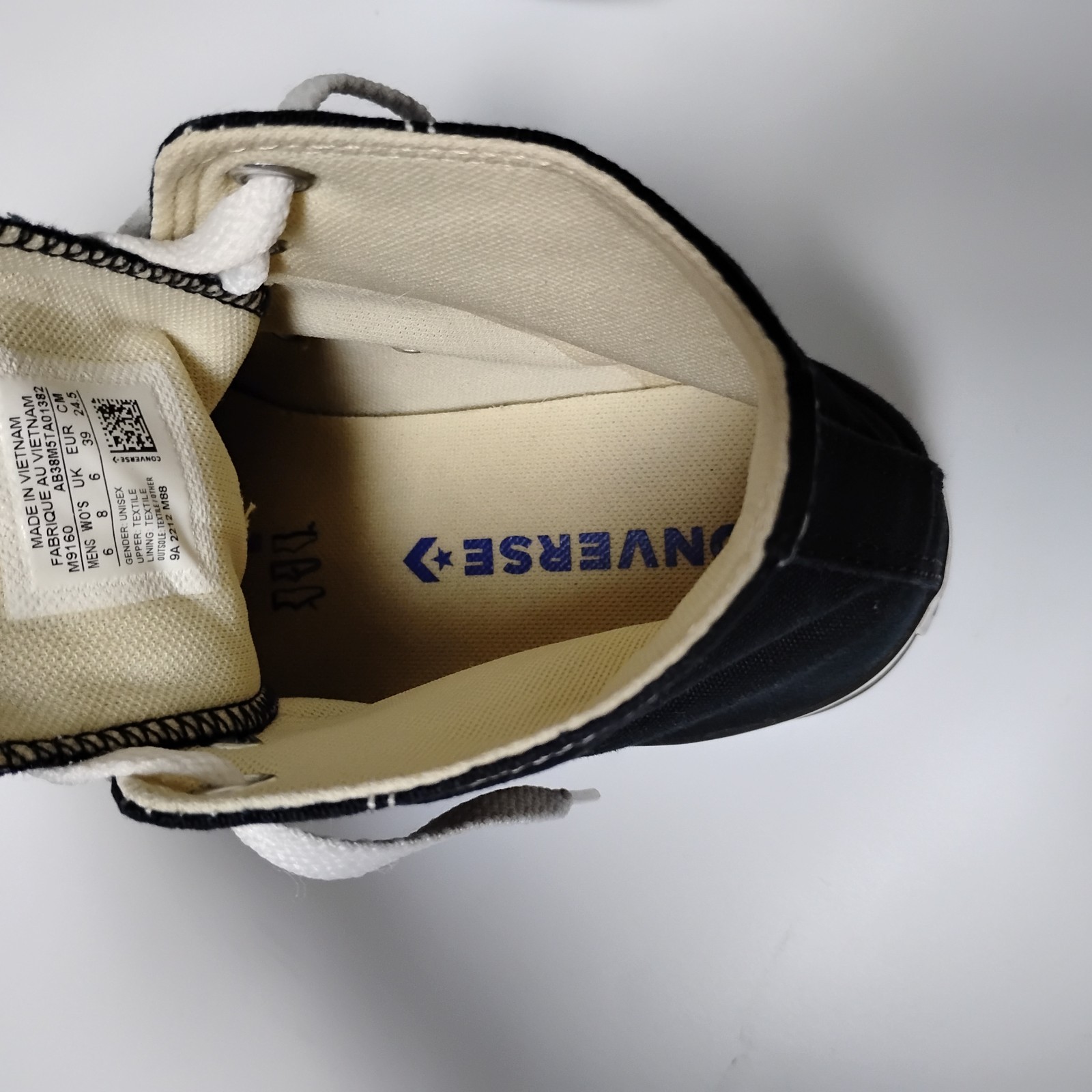 Converse Chuck Taylor All Star High Top Sneakers Womens Shoes Size 8 Black M9160 thumbnail 12