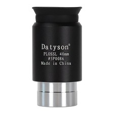 40mm Plossl Eyepiece 1.25 Inch 48 Degree Wide Field Green Coated for Astronomy