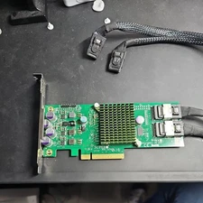 SuperMicro AOC-S2308L-L8i HBA  9207-8i FW:P20 IT Mode For ZFS FreeNAS unRAID