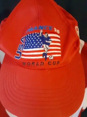 USA Licensed Player Issued 1994 World Cup Hat For The 1998 World Cup Event 