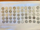Roll of 50 - 90% Silver Dimes Various Years to 1964 (4 Mercury, 46 Roosevelt)