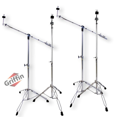 #ad #ad GRIFFIN Cymbal Stand Package of 4 For Mounting Percussion Crash Ride Splash $94.45
