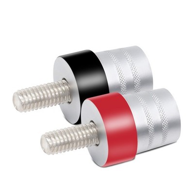 BTA8 Battery Pole Adapter Terminal Connector M8 Thread Post Adapter Brass 2 Pack