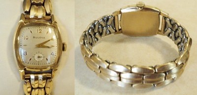 BULOVA SENATOR 10K GOLD FILLED MENS WATCH VINTAGE RUNS AND IS STUNNING!