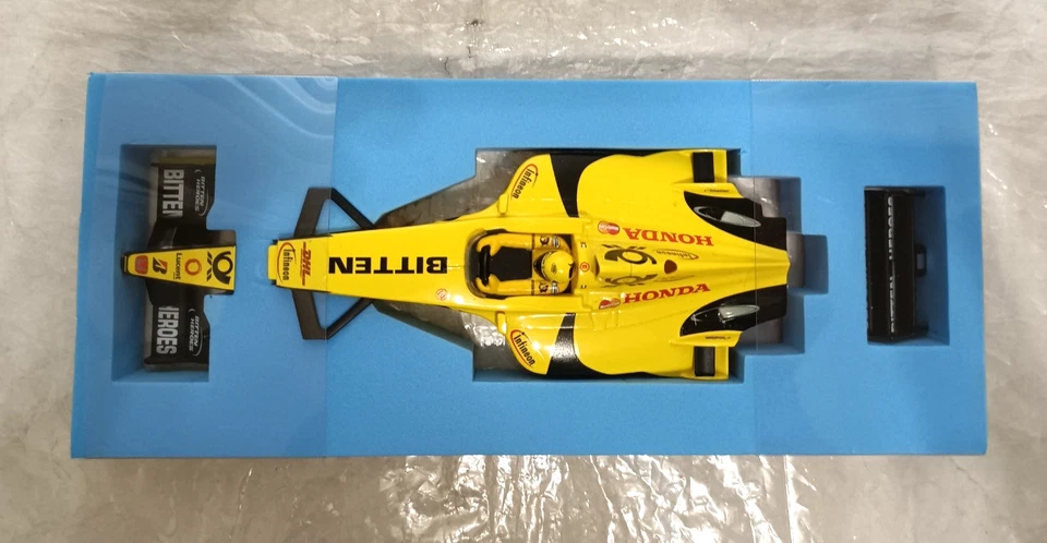 Kyosho Mini-Z F1 Jordan Honda EJ11 n°12 Body Set #MFB04 New Rare - Photo 3/4