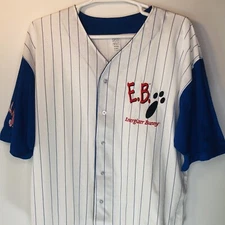 Vtg Energizer Bunny Jersey Tee 1994 White Blue Stripes XLarge Dead Stock