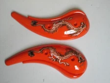 PEACE SPORTS DIABLO CHOPPER TPGS-409 REAR WHEEL SIDE PAIRED FARINGS IN ORANGE