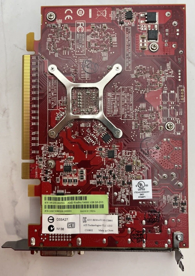 AMD ATI FirePro V4900 1GB Graphics Card Ref:1511 - Image 4 of 4