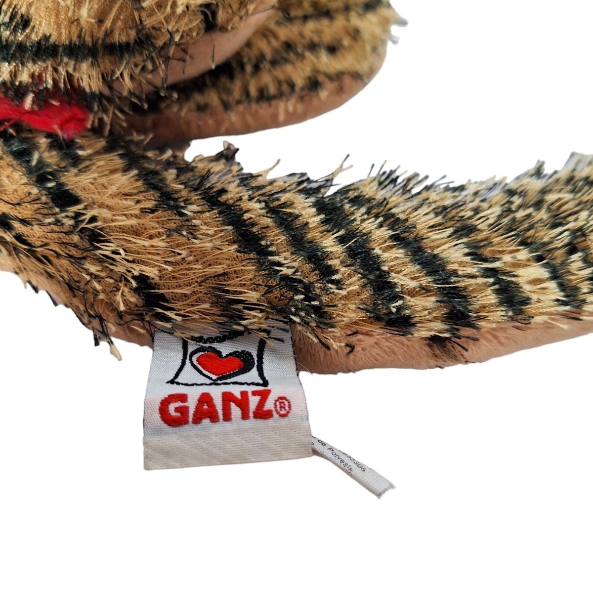 Ganz Webkinz Striped Tiger Snake Plush Stuffed Animal No Code