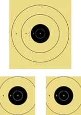 500/600 Yard Military Rifle "B" Baker Target, 5V (64" x 72") & Centers, (folded)