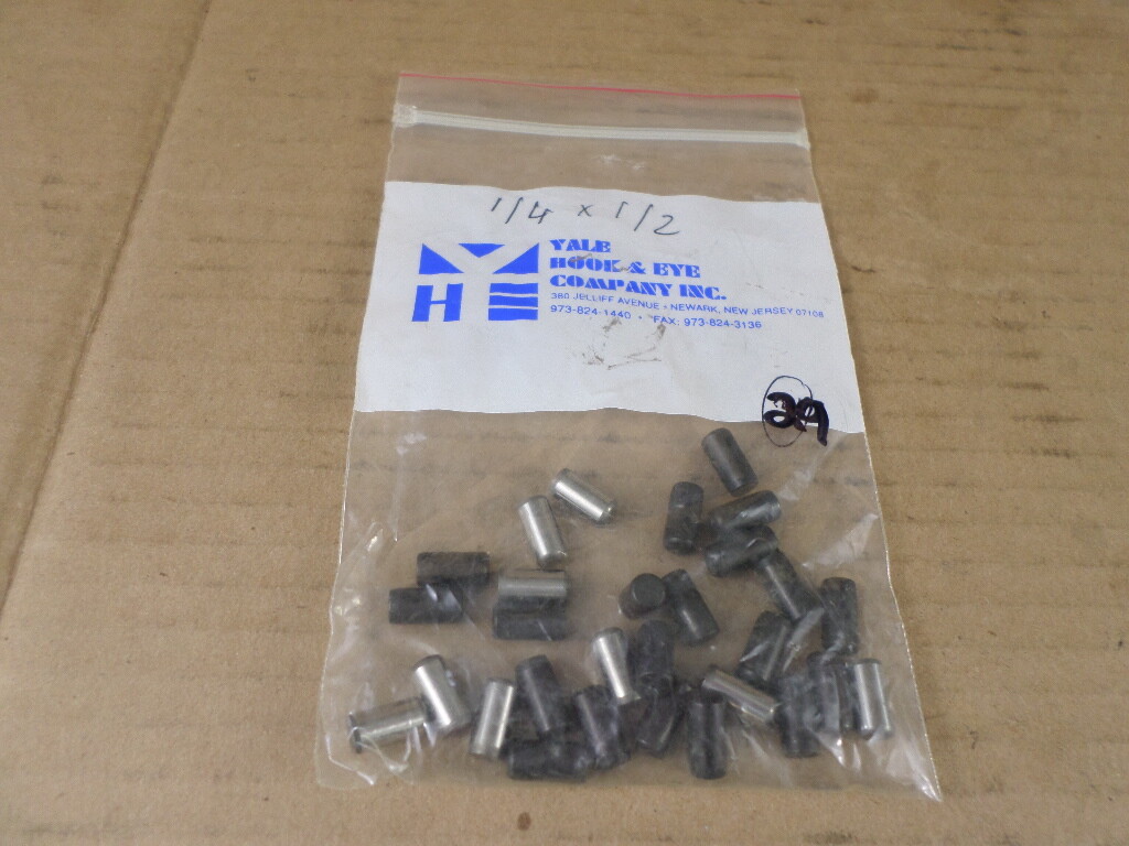 Lot of 29 Unbranded 1/4" X 1/2" Steel Roll Pins eBay