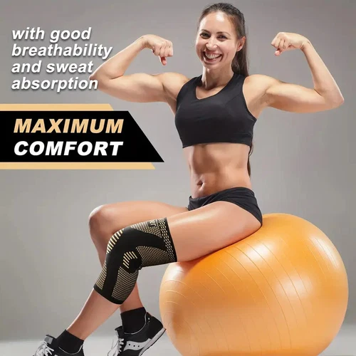 Copper Knee Sleeve Running Working Out Fitness Weightlifting for Women and Men - Picture 17 of 24