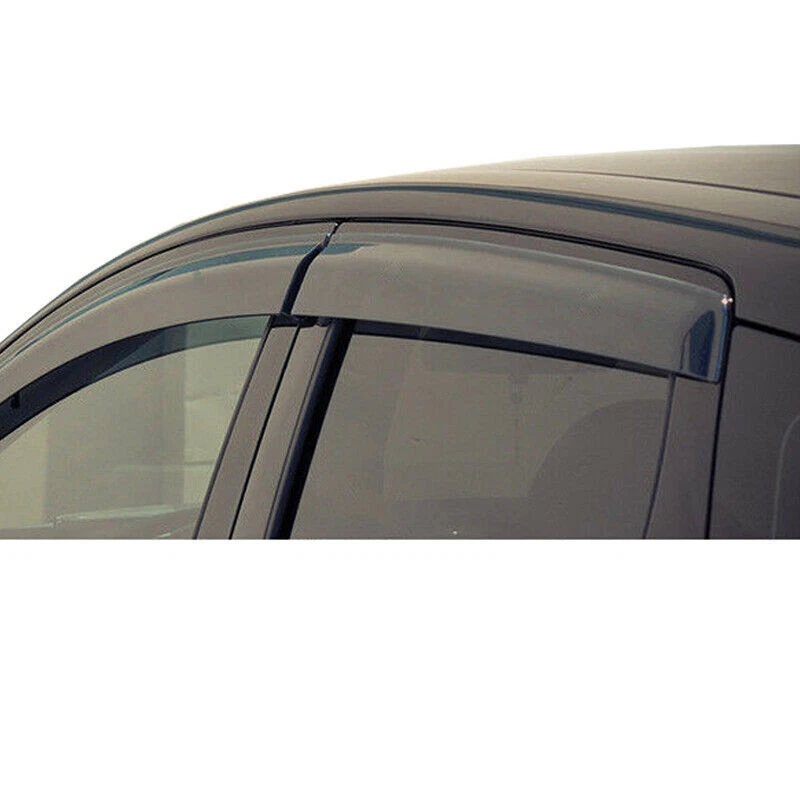 Fits Nissan Murano 2003-2007 Black Window Visors Rain Guard Vent Shade Deflector - Изображение 2 из 4