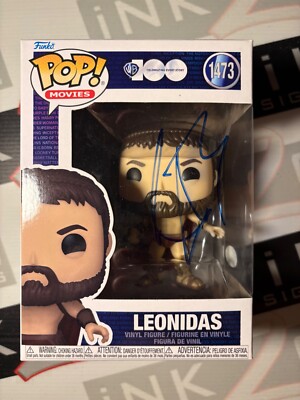 Leonidas 300 Signed Funko Pop! von Gerard Butler Autogramm ACOA - Gladiator