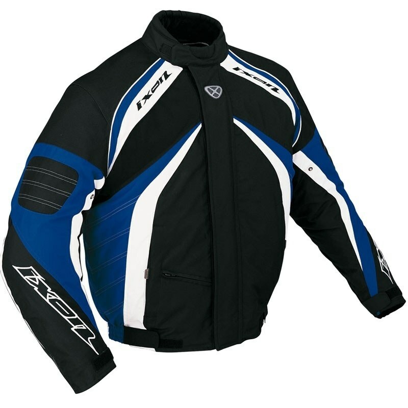 GIACCA MOTO IXON SHURIKAN COLORE NERO - BLU TAGLIA S