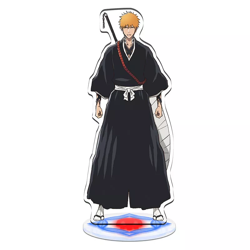 Anime BLEACH Kurosaki Ichigo Fashion Desktop Stand HD Figure Collection  Gift #15