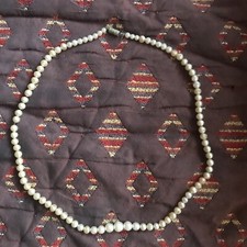 MAGNIFIQUE ANCIEN COLLIER PERLES Taille 56,5 cm