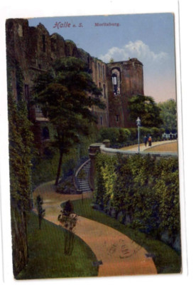 9133- Halle a. S. Moritzburg Feldpost 1915