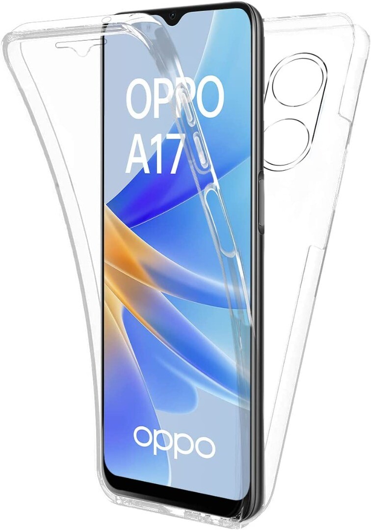 Cover Per Oppo A78 4G + 3 Vetri Temperati - Custodia Morbida TPU Trasparente, Antiurto E Antigraffio - 2