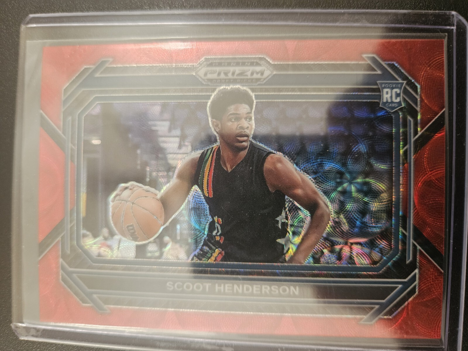 SCOOT HENDERSON 2023-24 Panini Prizm Draft Picks Rookie Red Variation #24 05/88