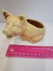 Vintage Pig Planter Ceramic Cream Color 1940’s-1950’s 3.75" H 4.5" L — photo 7