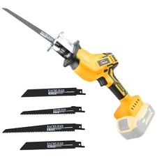 20V Cordless Reciprocating Saw For DeWalt Battery With 4 Blades