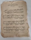 Les Muscadins (Marche Elegante) by Paul Wachs, Sheet Music, 1947