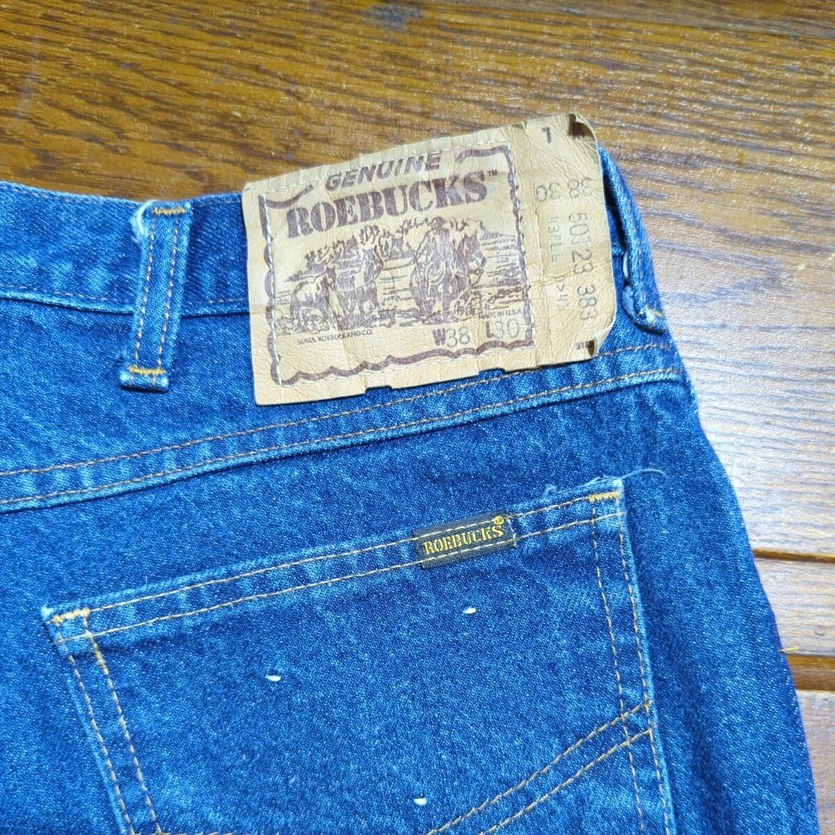 Vintage 1970's Sears Genuine Roebucks Jeans ~ Lot #50123 38 Vintage 1970's Sears Genuine Roebucks Jeans ~ Lot #50123 38