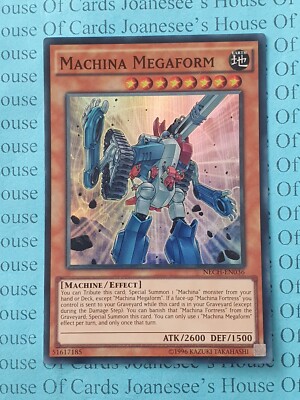NECH-EN036 Machina Megaform Super Rare Yu-Gi-Oh Card (U) New