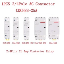 Brand New AC Contactor 1PC 2 Poles/4 Poles 2NO/2NC/1NO+1NC/4NO/2NO+2NC