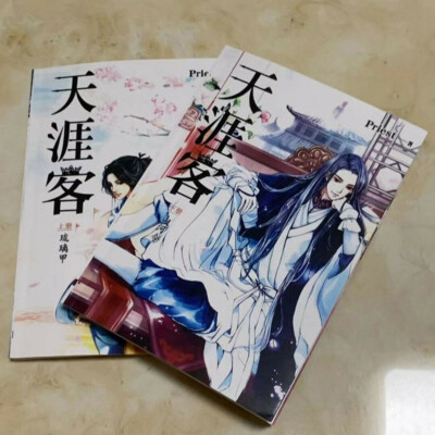 Chinese Word of Honor Books 天涯客 Tian Ya Ke 2 Books /set Shan He Ling Priest Book