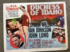 DUCHESS OF IDAHO original HALF SHEET 22X28  poster ESTHER WILLIAMS