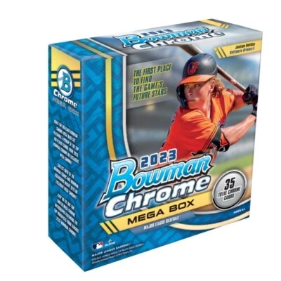 2023 Bowman Chrome Baseball Mega Box Factory Sealed
