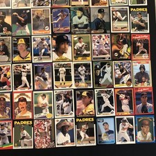  64 San Diego Padres Baseball Cards Gwynn Cronenworth Machado Garvey McGriff 
