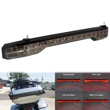 LED Brake Turn Tail Light Smoke Lens For Harley 14-25 King Tour Pack Road Glide