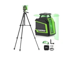 Huepar 360° Laser Level with Tripod 60in, 82Ft - 165Ft Self Levelin... Fast