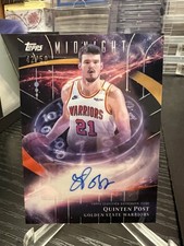 2025-26 Topps Midnight Stroke of Midnight Autographs Quinten Post  42/50 