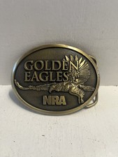 - Belt Buckle NRA Golden Eagles Gun Rights 2nd Amendment