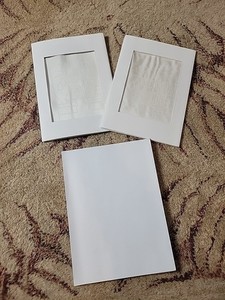 ARTY'S GUTTA COLLECTION 100% SILK 6 Christmas Cards Craft Envelopes 