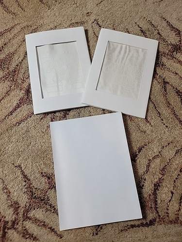 ARTY'S GUTTA COLLECTION 100% SILK 6 Christmas Cards Craft Envelopes 