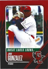 JORGE GONZALEZ 2025 Choice Great Lakes Loons #NNO Dominican Republic Dodgers 🔥