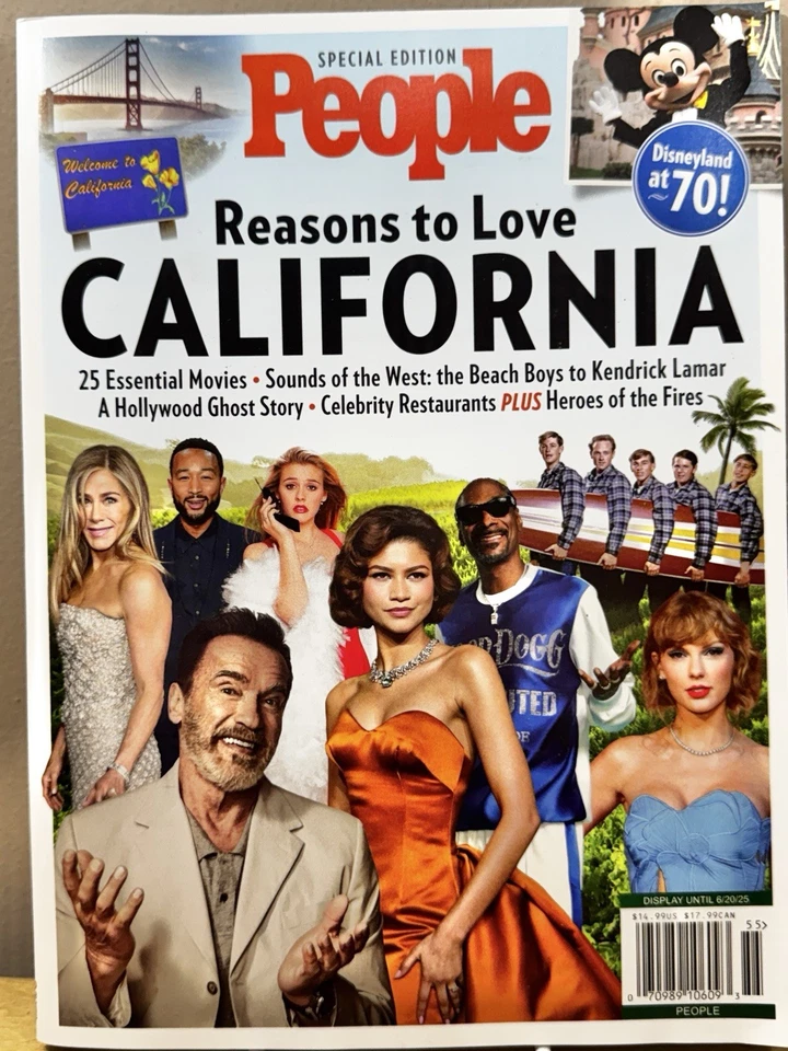 People Magazine Special Issue Reasons to Love California ~ Disneyland at 70! - Image 1 of 1