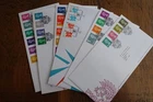 GB Collection of 6 Different Definitive Machin First Day Covers FDCs 2011-2015