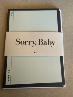 SORRY BABY movie promotional note cards & envelopes. Set of 6 FYC A24