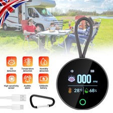 Carbon Monoxide Detector with Temperature Humidity Portable Magnetic CO Monitor